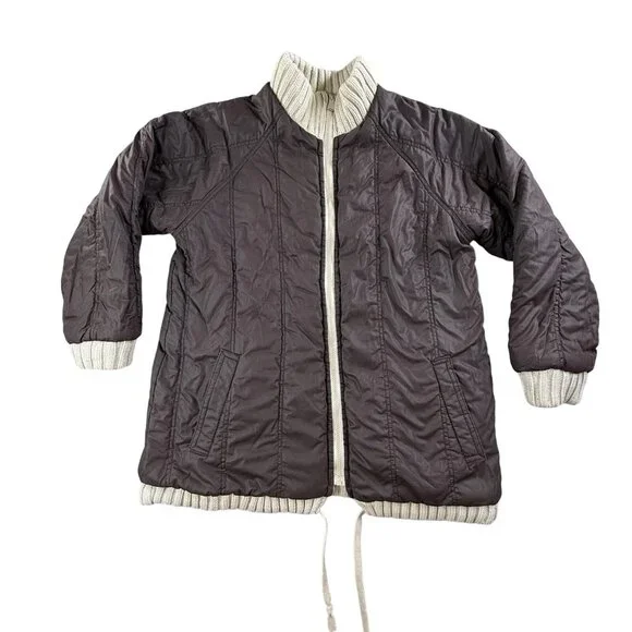 Vintage International Jacket Mens Small Reversible Deer Knit Lined 80s - Picture 3 of 16